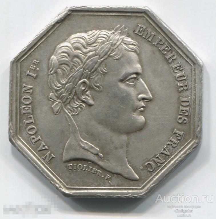 ФРАНЦИЯ жетон Наполеон I Бонапарт Нотариусы Парижа