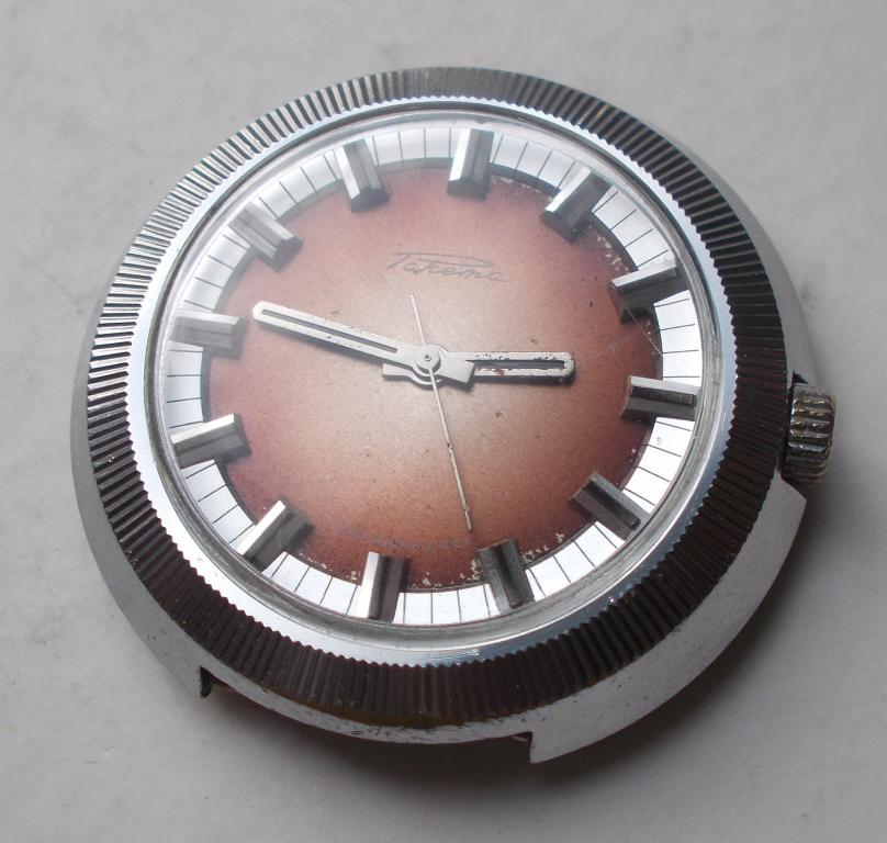 Часы СССР Ракета шайба на ходу