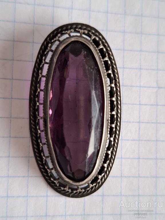 БРОШЬ БРОШКА СССР звезда 875 проба Серебро  Свердловск 1962 г в ремонт