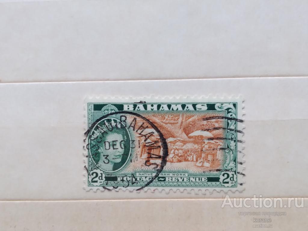 м     Багамы   1954  год  Елизавета II   Ландшафт .
