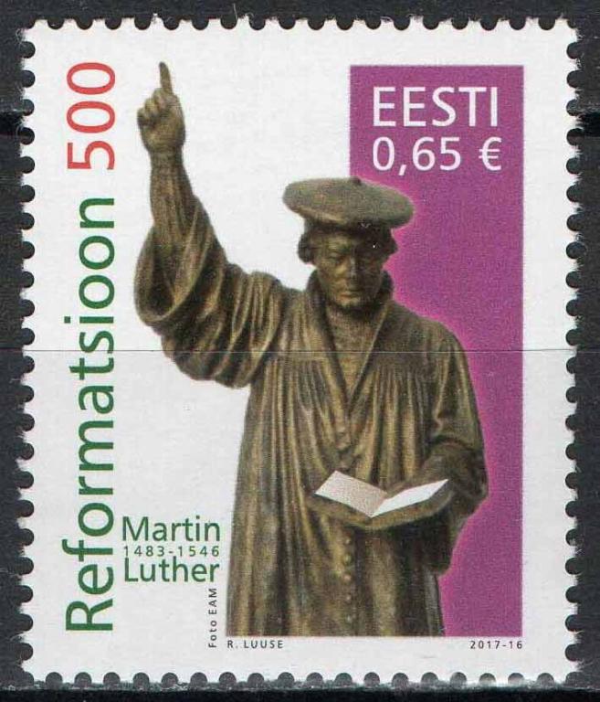 Эстония, 2017, Деятели, Религия, Лютер