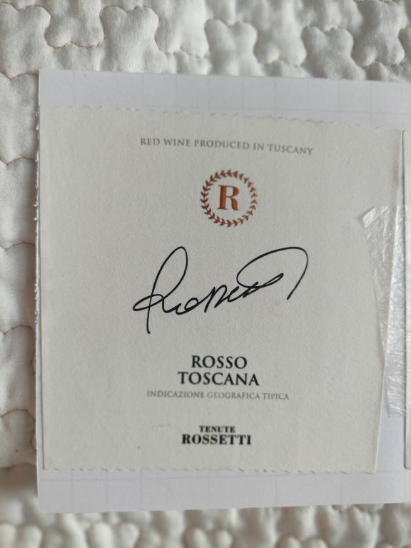 Италия. Tenute Rossetti, Rosso Toscana IGT