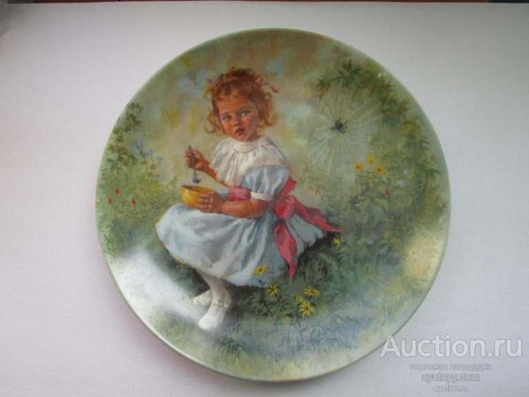 290. ТАРЕЛКА номерная LITTLE MISS MUFFET Брадекс USA 1981 г.