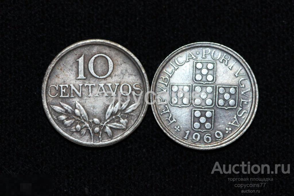 10 центаво 1969 года Республика Португалия 1732