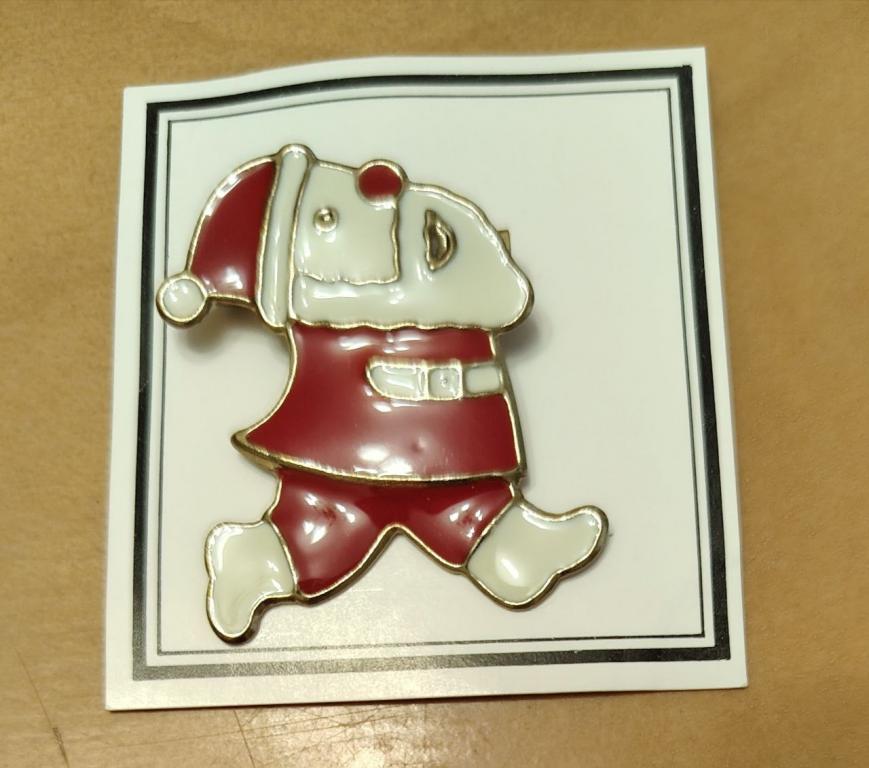 Значок новогодний "Санта Клаус" (Корея)