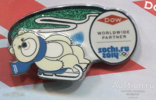 Олимпийский знак Сочи 2014 официальный партнёр DOW