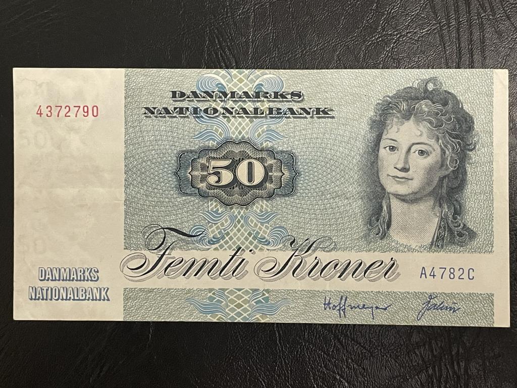 Дания_50 крон 1978 г.( тип 1972 г.)_VF_редкая!