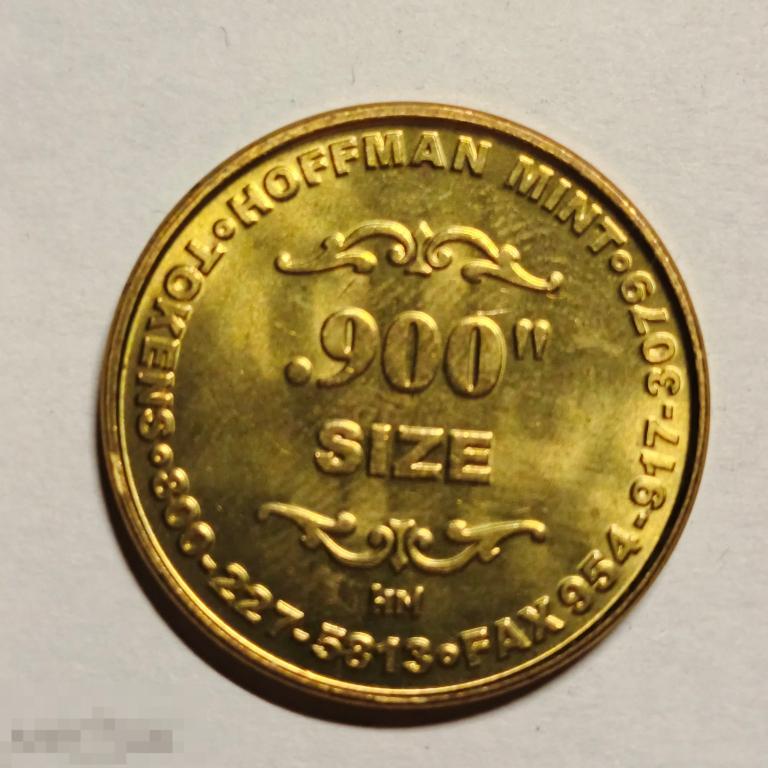 Жетон Марди Гра пробный размер .900