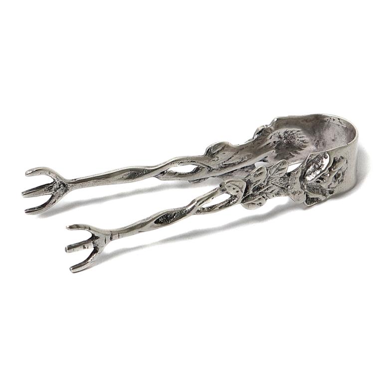 Серебряные щипцы для сахара. Швеция, 1950 год