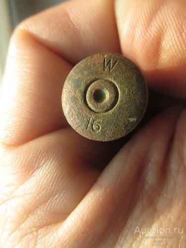 гильза W 16, Winchester Reapeating Arms Company Bridgeport CT 1916 год