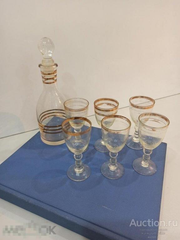 Набор штоф с пробкой и 6 рюмок