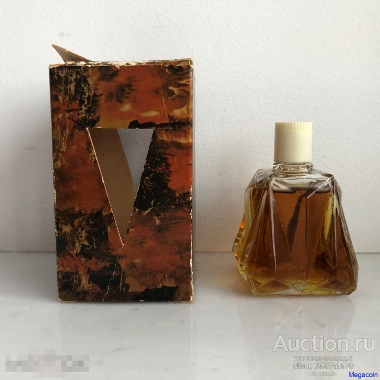 Винтажный одеколон СССР Янтарь, Новая заря, полная, в коробке 1975 (perfume-531)