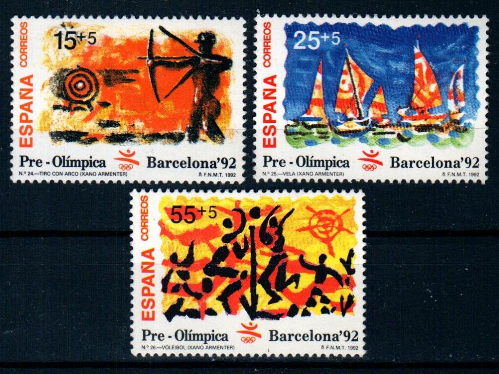 Испания 1992 олимпиада Барселона, MNH