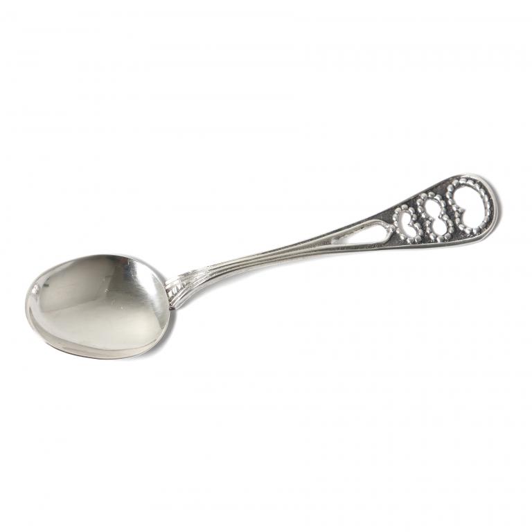 Серебряная кофейная ложка. Швеция, 1971 год
