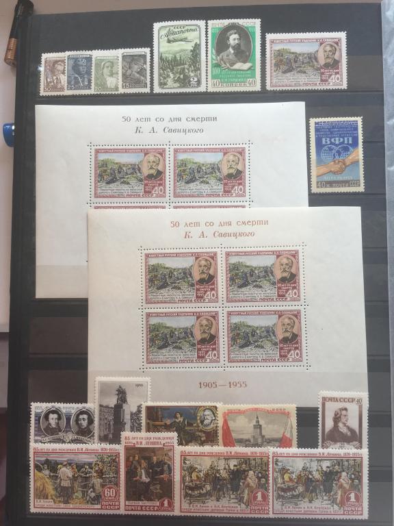 СССР Годовой набор (полный) за 1955 год, 49 м (**) + 8 Бл. (**)