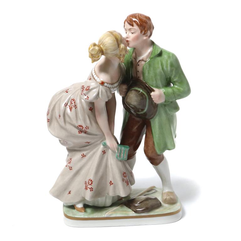Фарфоровая фигура Принцесса и свинопас Royal Copenhagen