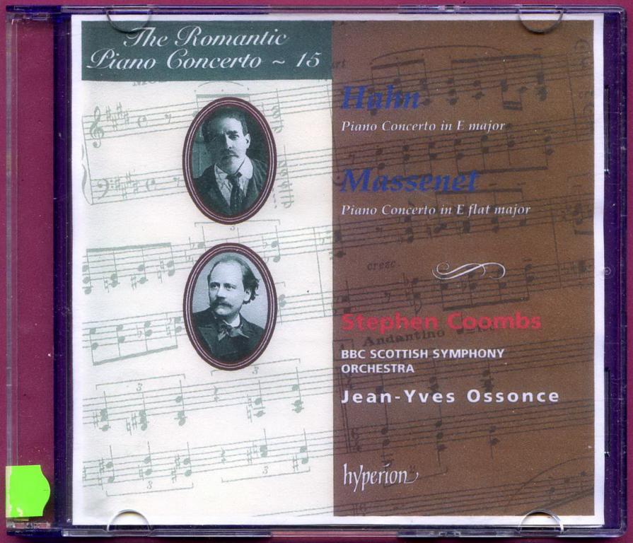 (1263) Массне. Рейнальдо Ан. Концерты для фортепиано. Hand-Made CD