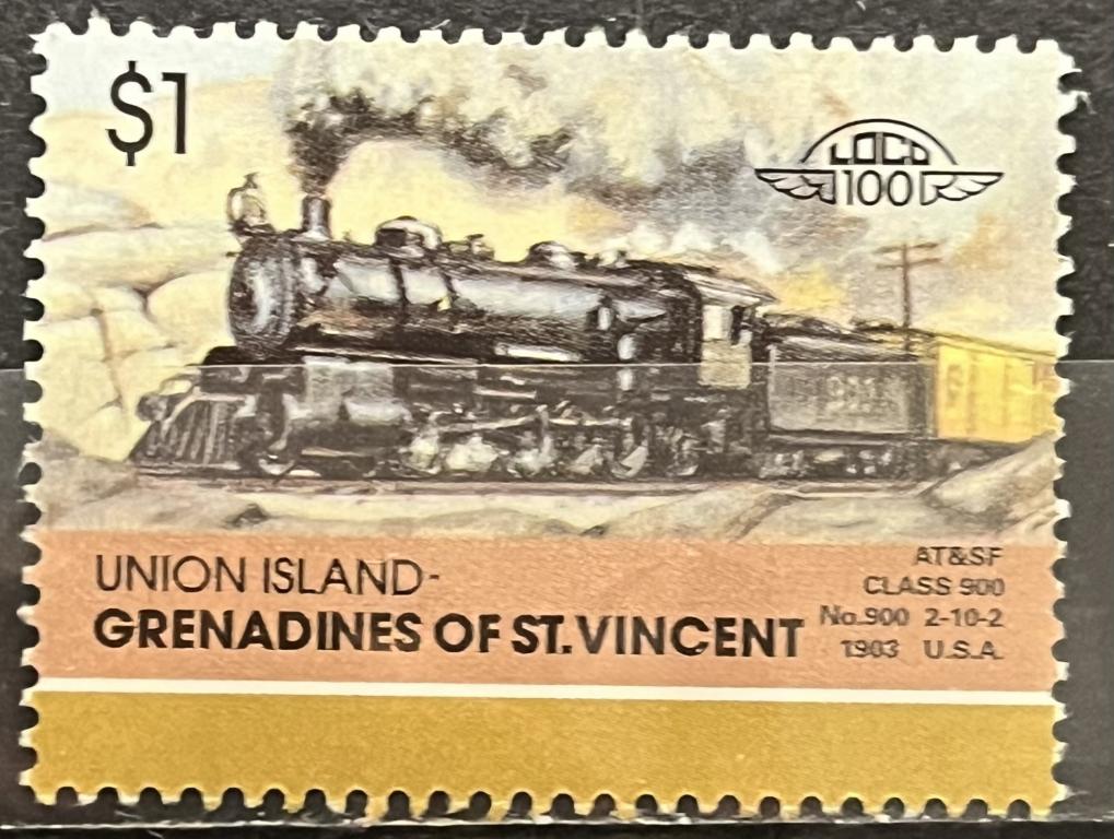 Почтовая марка Гренадины и Сент-Винсент 🇻🇨