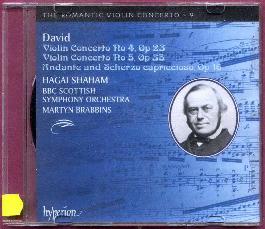 (1307) Фердинанд Давид (David).  Концерты для скрипки № 4 и 5. Hand-Made