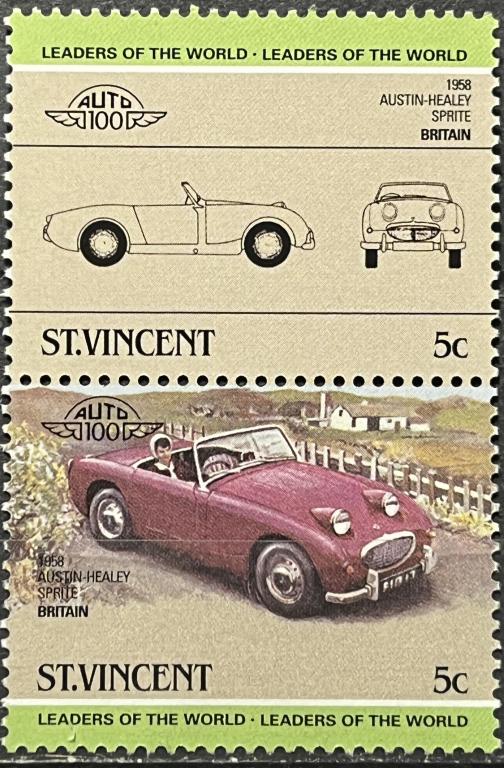 Почтовая марка Гренадины и Сент-Винсент 🇻🇨