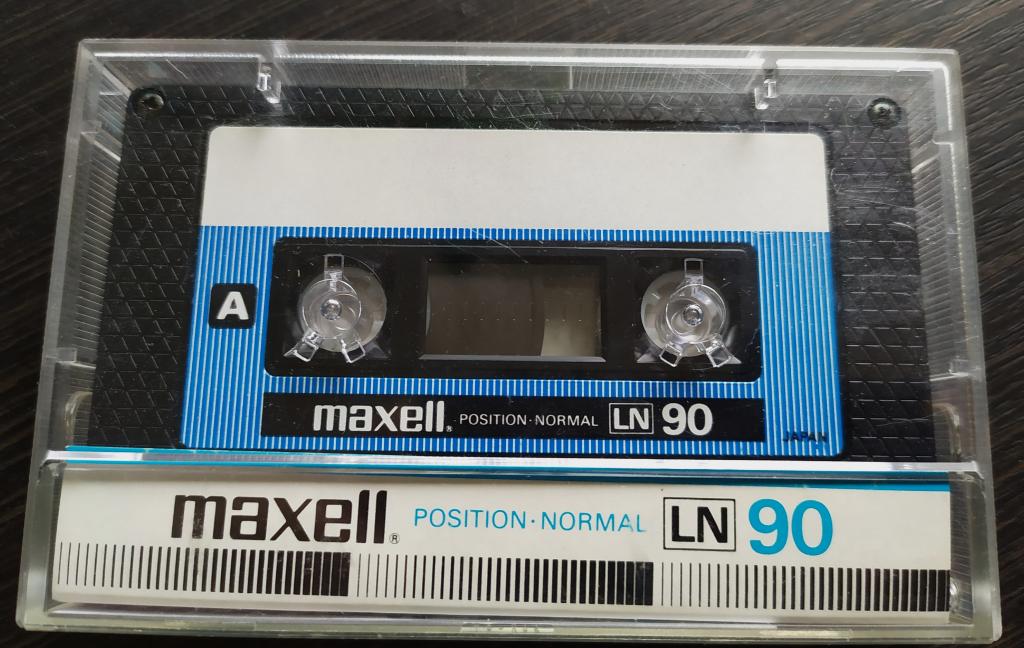 Аудио кассета MAXELL LN 90 (модель 1984 г.) отл. сост М.ШУФУТИНСКИЙ