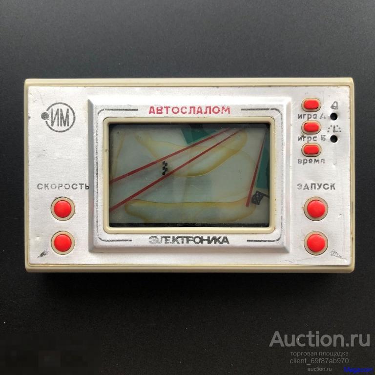 Игровая приставка СССР Автослалом. Электроника ИМ 23, не работает 1990 (technic-78)