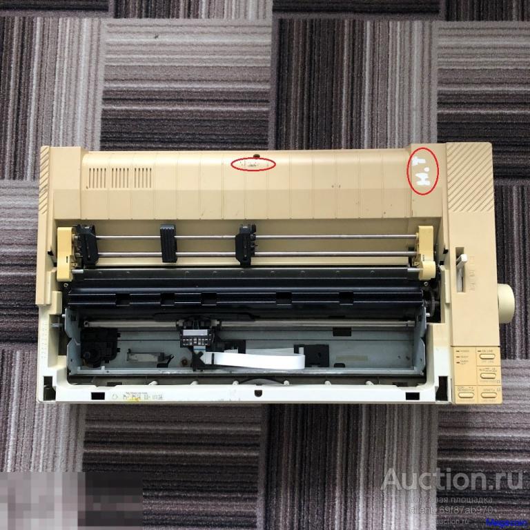 Матричный принтер Epson LX-1050+, рабочий, без картриджа (el-104)