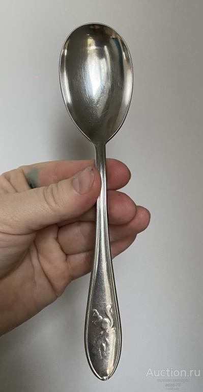 Редкость! Детская ЛОЖКА БЕЛОЧКА Электросталь нержавейка