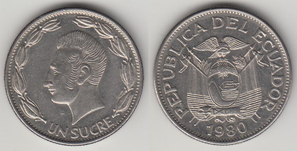 Эквадор 1 сукре 1980 М