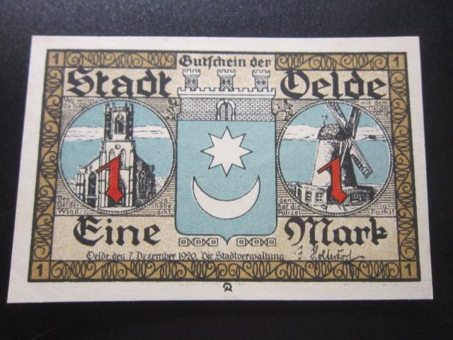 ГЕРМАНИЯ НОТГЕЛЬД  1  МАРКА        Oelde