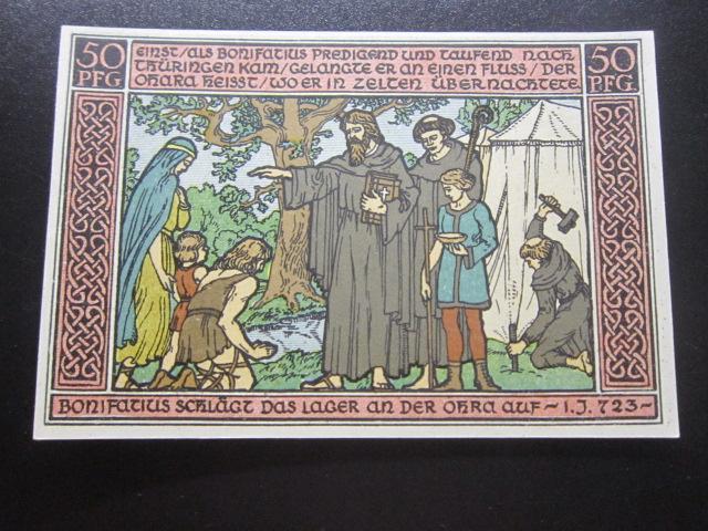 ГЕРМАНИЯ НОТГЕЛЬД  50  ПФЕННИГОВ     OHRDRUF