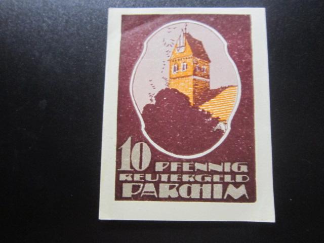 ГЕРМАНИЯ НОТГЕЛЬД  10  ПФЕННИГОВ   PARCHIM