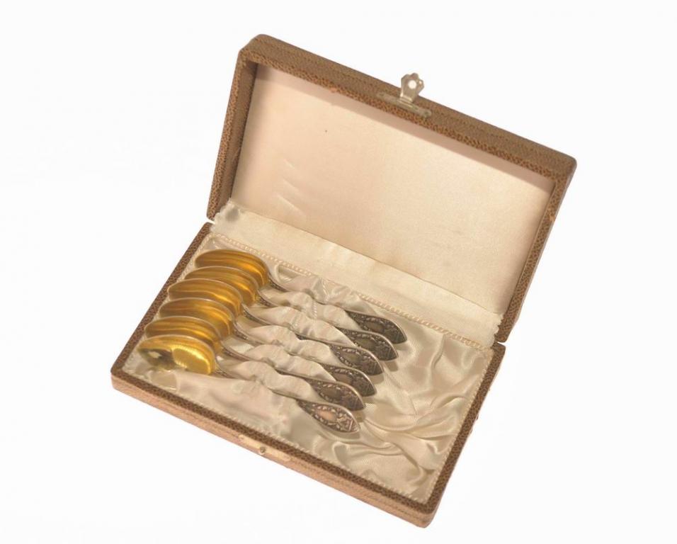 Серебряные ложечки с грифонами, Братья Грачевы. 84 проба