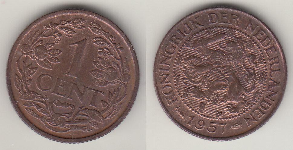 Суринам 1 цент 1957 М