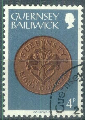 Гернси 1979 Mi# 176   Монеты на марках