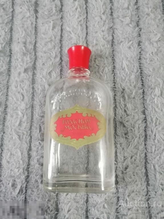 Бутылочка старинная флакон духи Красная москва
