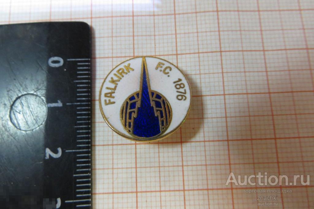 FALKIRK  F.C    ФУТБОЛЬНЫЙ КЛУБ     знак тяжелый   эмаль    (270 )