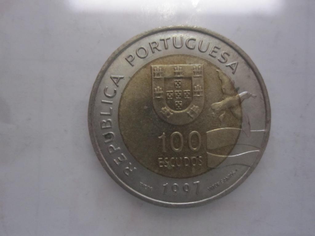 Португалия 100 Эскудо 1997г. Международный Год океана выставка Экспо-98г.
