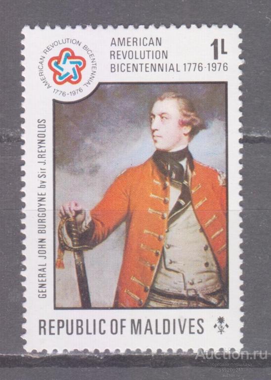 Мальдивы 1976 200 лет США Mi642 MNH