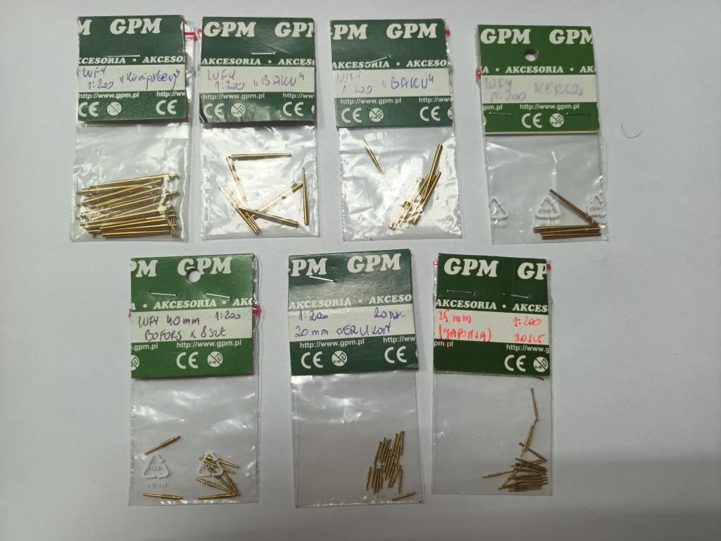 Корабельные орудия масштаб 1/200