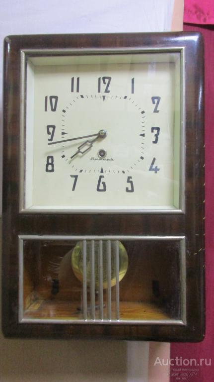 ЧАСЫ НАСТЕННЫЕ ЯНТАРЬ. РАБОЧИЕ.     99