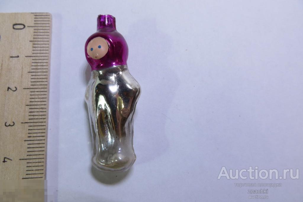 ЕЛОЧНАЯ ИГРУШКА СССР  МАЛЮТКА   КОСМОНАВТ  НА ЕЛКУ МАЛЮТКУ    ( № 215 )