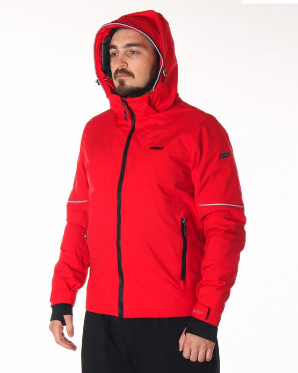 Новая мужская куртка Super Pogo ярко красная