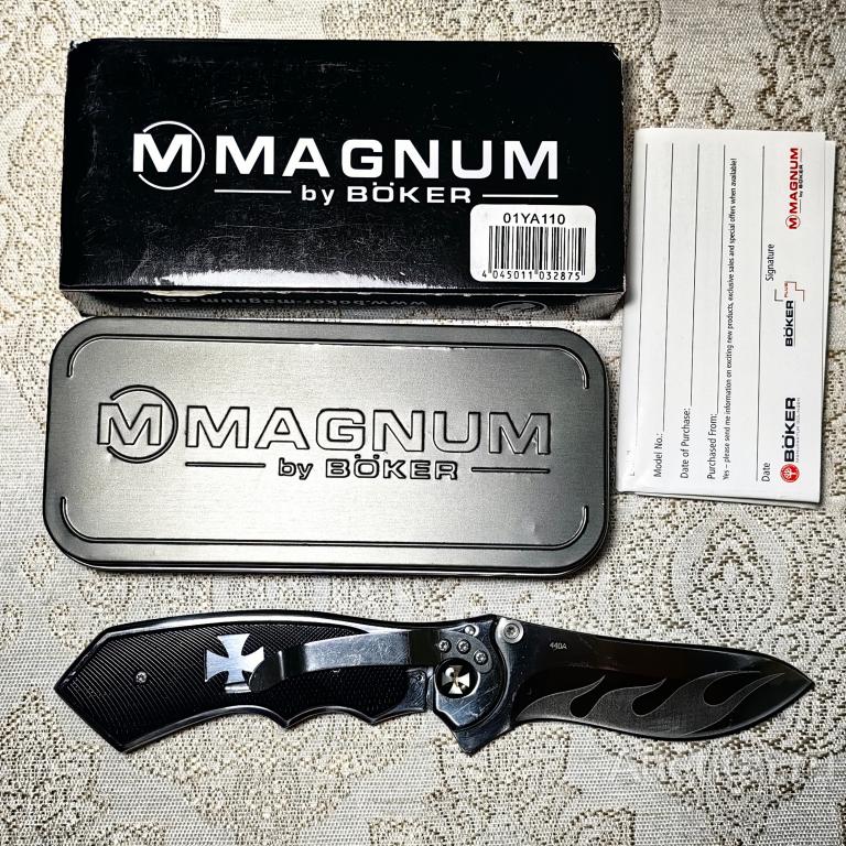 НОЖ СКЛАДНОЙ MAGNUM BY BOKER Flaming Cross
