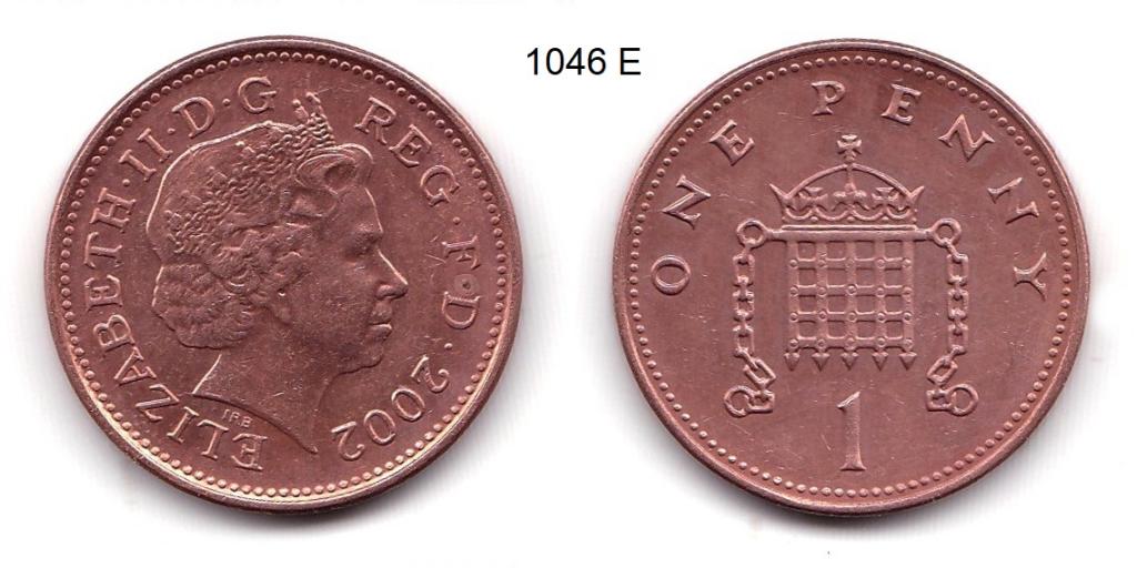 Великобритания. 1 новый пенни. 2002 год.
