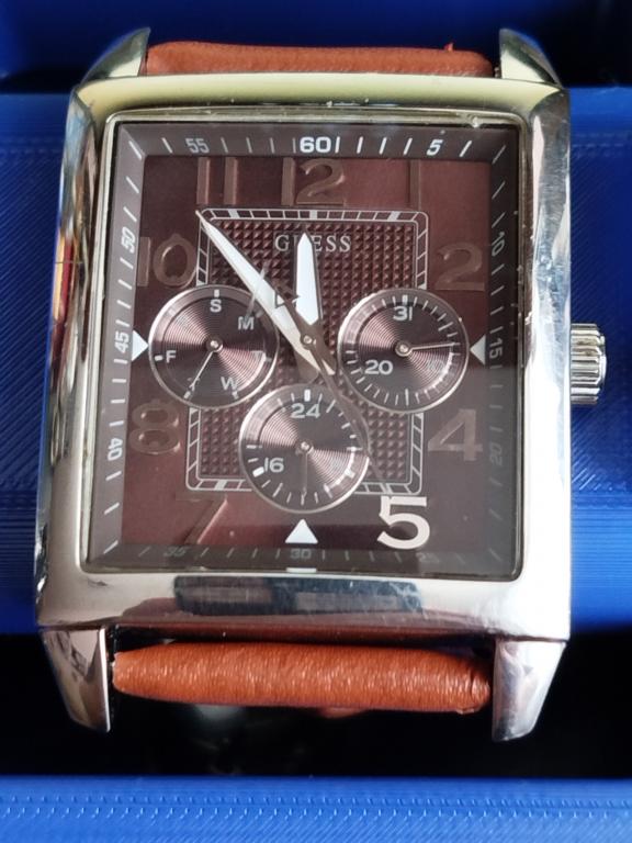 ОРИГИНАЛЬНЫЕ ЧАСЫ GUESS W95014G1 С КАЛЕНДАРЁМ+ЧАСЫ OMEGA(МЕХАНИКА).