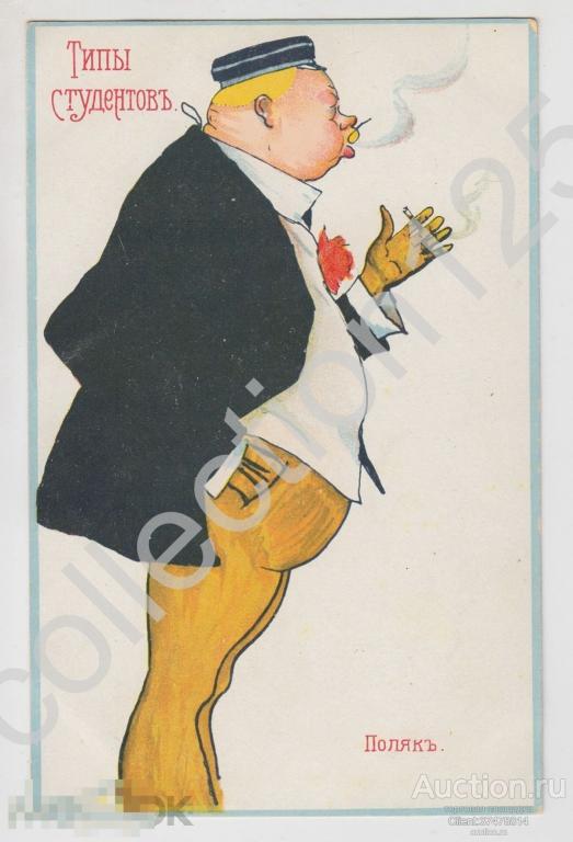 Типы студентов. Поляк. Наядин-Кадулин. Издание Рассвет Киев. 1911г. Состояние.