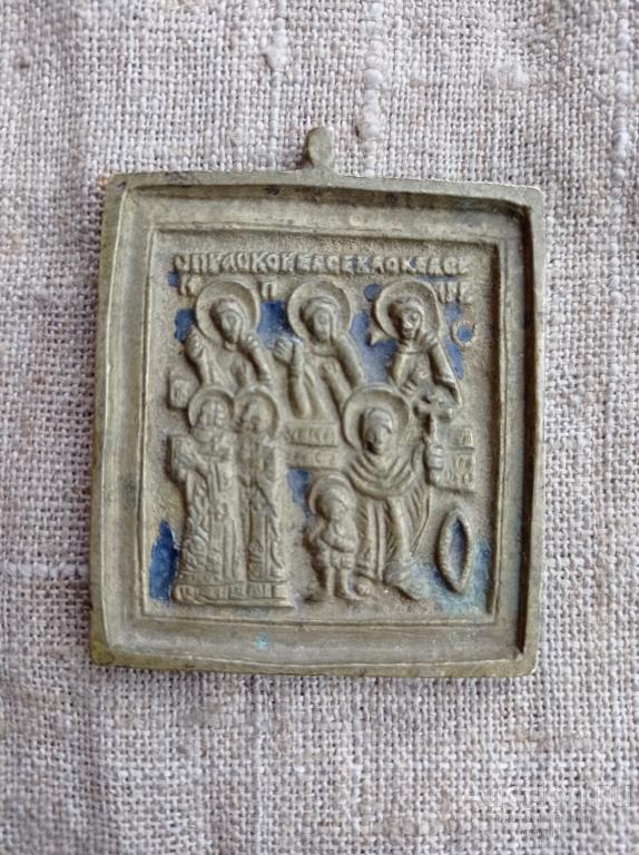 Кирик и Улита. Синяя эмаль.