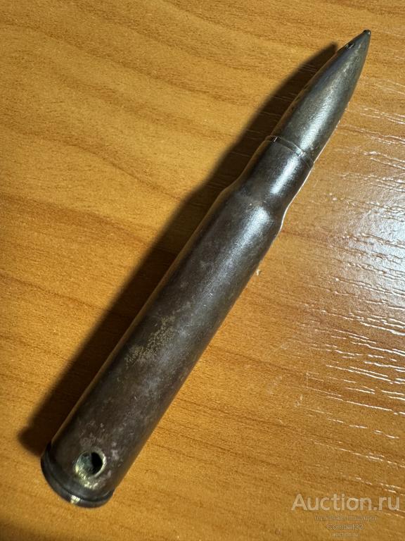 ММГ макет патрона 7,92х57 маузер Румыния клеймо СМС 1939 латунная гильза