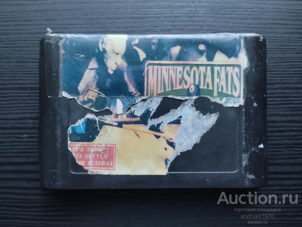 КАРТРИДЖ ДЛЯ СЕГА SEGA MEGA DRIVE. MINNESOTA FATS. БИЛЬЯРД.